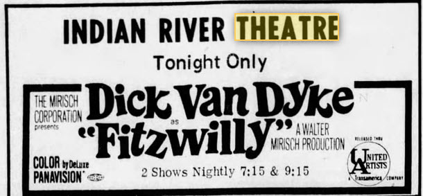 Indian River Theatre - 31 MAY 1968 AD